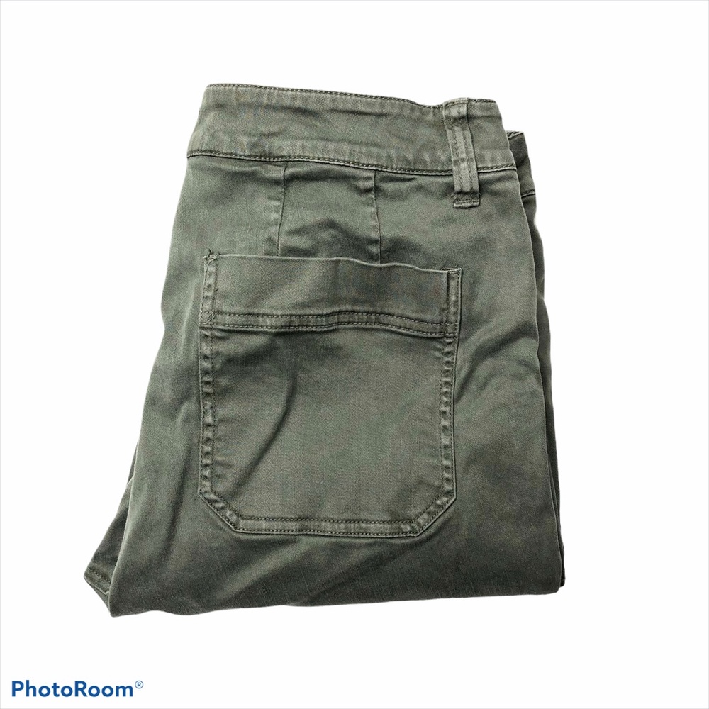 J. Crew Green Khaki Skinny Mid Rise Stretch Pants